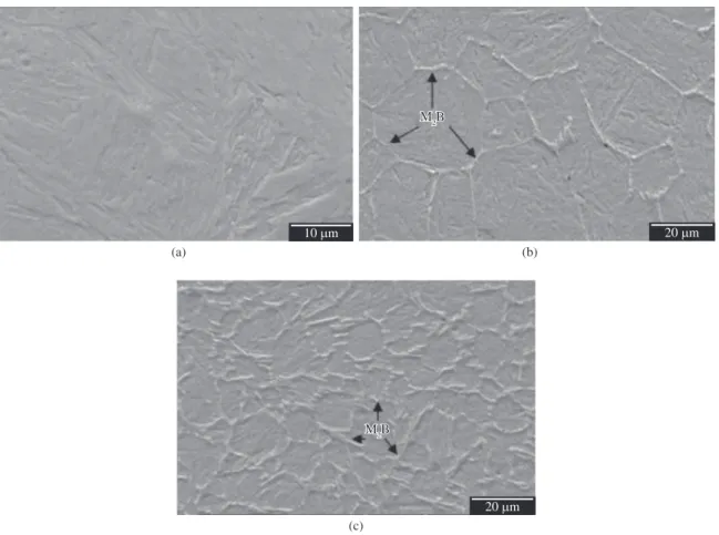 Figure 2. shows the microstructures of the three  s p r a y - f o r m e d   m a t e r i a l s   o b t a i n e d   b y   S E M 