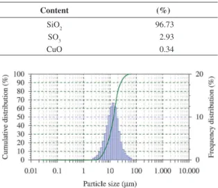 Figure 3 shows that the particles do not have well- well-defined shape. The results of particle size characterization  and scanning electron microscopy indicate the need to  perform a processing step with higher shear rate in order to  achieve greater effi