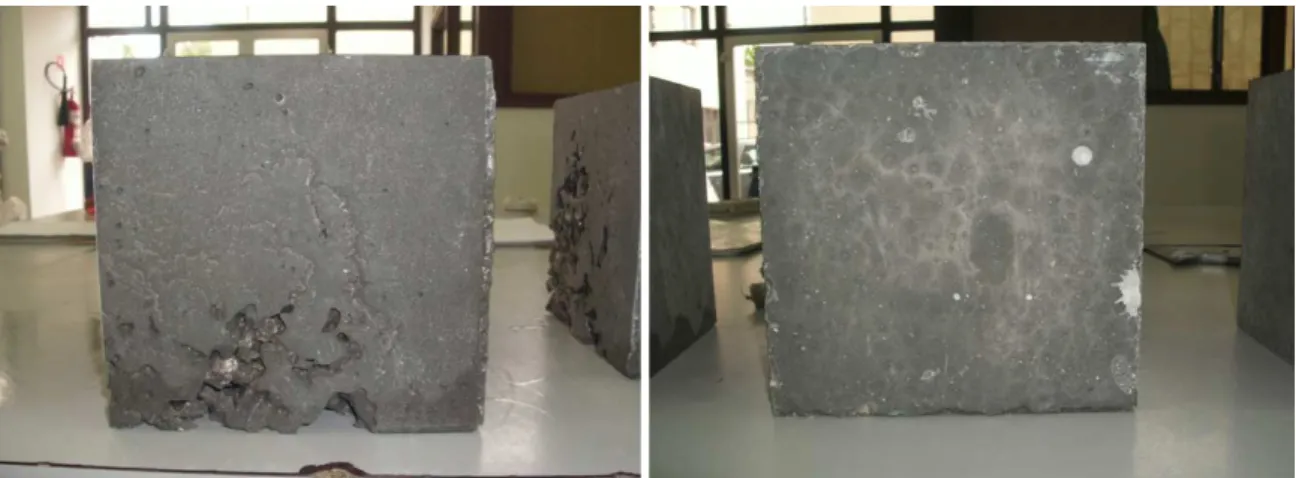 Figure 10. The appearance of the surface of MSCC (left) and VSCC (right).