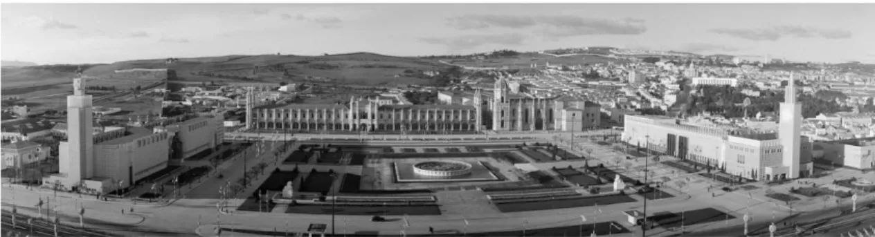 Figura 5 - Arquitetura a imagem do império de Estado Novo,  Exposição do Mundo Português inaugurada  em 1940, Lisboa