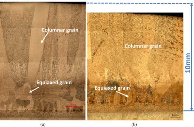 Figure 5. Schematic diagram of epitaxial grain growth of additive  deposition of Ti6Al4V sample.