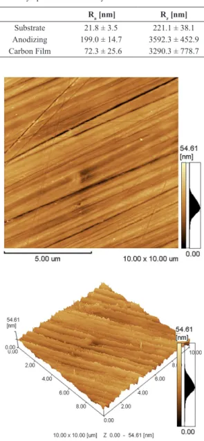 Figure 1. Surface images obtained by SEM of ferritic stainless steel  (AISI 430) substrate, after it was mechanically polished.