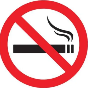 Figura 1 - Sinalização de proibição de fumar  