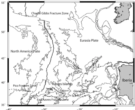 Table 1. Eulerian Best Fit Poles for the Iberian/North American Plate Pair a