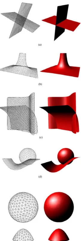 Figure 9: Examples of implicit surfaces.