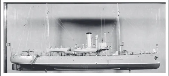 Figura 3. A canhoneira Beira. Modelo do Museu de Marinha. Foto do autor.