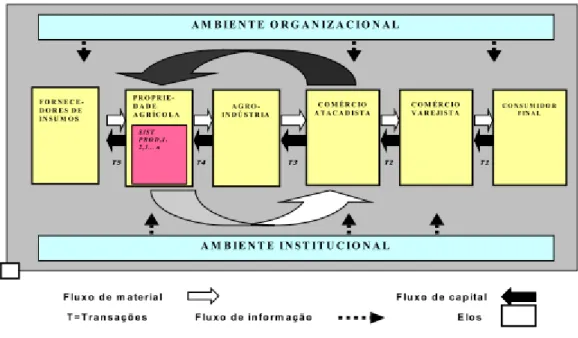 Figura 3. Modelo geral de uma cadeia produtiva 
