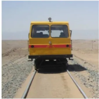 Figure 6 Heavy load applied to the track Figure 7 Light load applied to the track