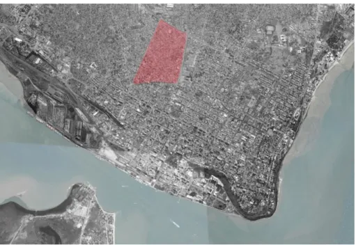 Figura 21 - Localização do Bairro da Mafalala na Cidade de Maputo; 