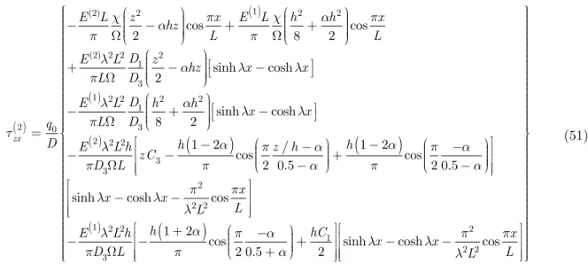 Table 3   Non-dimensional maximum transverse displacement  ( ) w  at ( x  =  L /2,  z  = 0.0), axial displacement ( u ) at ( x = 0.25 L , z=± h /2), axial stress ( σ