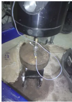 Figure 14: Time response on the top of the engine mount using 2.5Kg weight. 