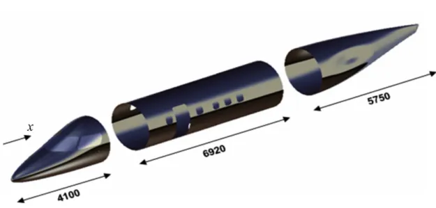 Figure 7   Fuselage segments 