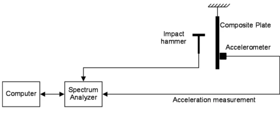 Figure 2   Experimental set-up for hammer method 