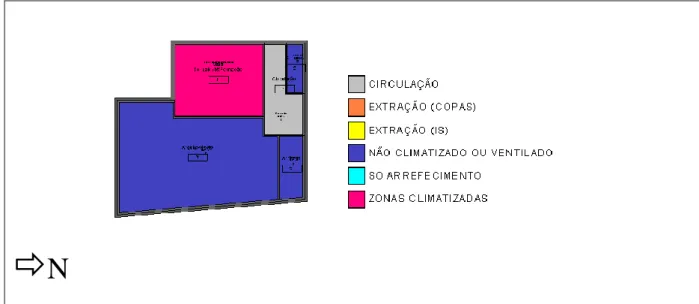 Figura 2: Planta da cave (sem escala) 