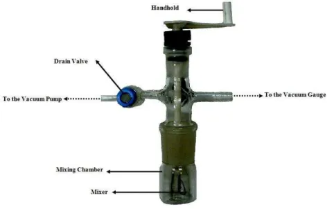 Figure 6: The utilized vacuum mixing machine.  