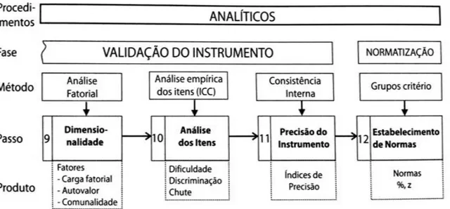 Figura 2 – Procedimentos empíricos na elaboração de medida psicológica 29