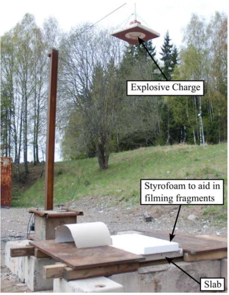 Figure 1: Experimental set up used in the tests. The image was provided by and is the property of DSTA