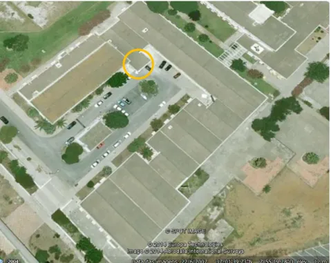 Figura 1 - Localização do Campus da Penha em Faro [9] 