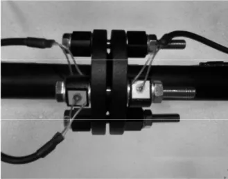 Figure 3: A sample section of a pipeline with electromechanical impedance test devices (Rosiek, et al., 2012)