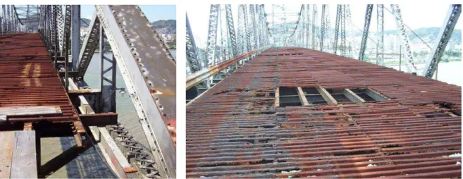 Figure 10: The high corrosion state of the steel deck. 