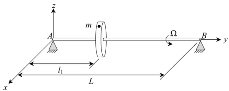 Figure 1: Schematic representation of the rotor. 