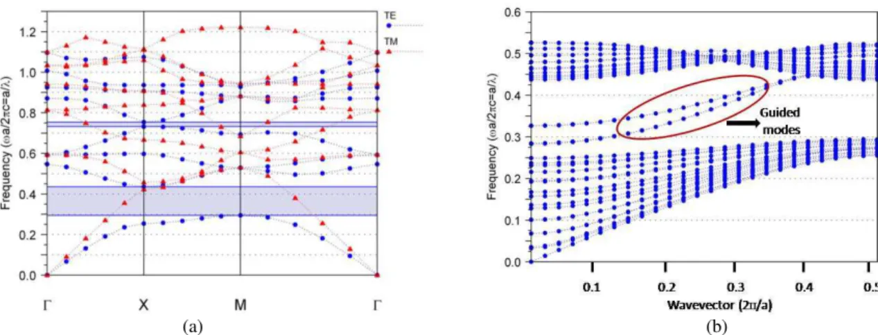 Fig. 1. Schematic structure of circular PCRR based ADF using square rods. 