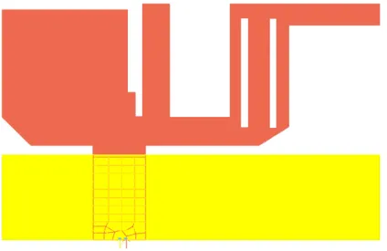 Fig. 5 illustrates the final antenna layout in ADS tool, which depicts the four notches clearly