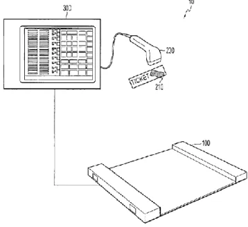 Figure 2.6 - Scale and boarding pass W&amp;B system [52]. 