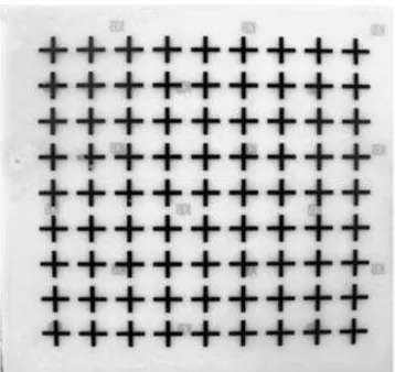 Fig. 12. Built optimized FSS.