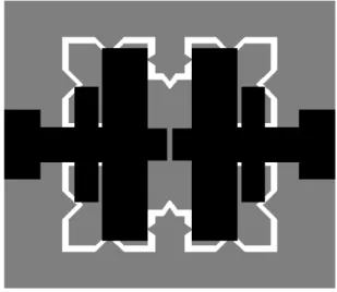 Fig. 1 Layout of proposed UWB bandpass filter 