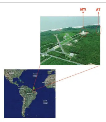Figure 2:  Geographic localization of ASC, MTI and AT.
