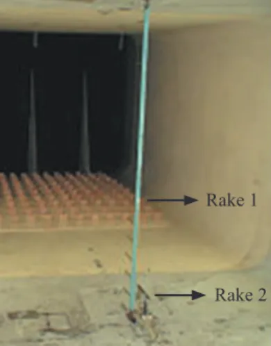 Figure 2. Multi-manometer with Pitot tubes.