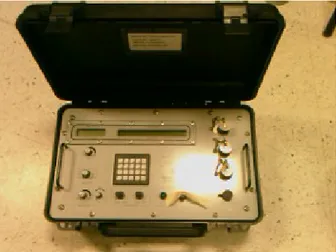 Figure 1.1: Surface unit: Model 1100E Acoustic Command Transmitter