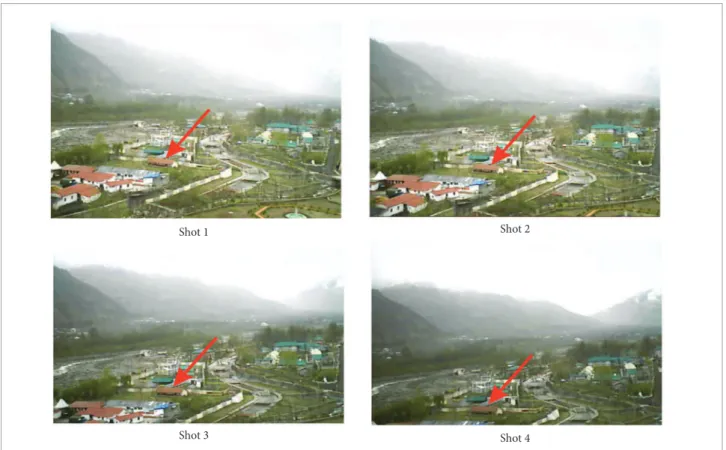 Figure 12. Sequence of photographs taken by the onboard camera.