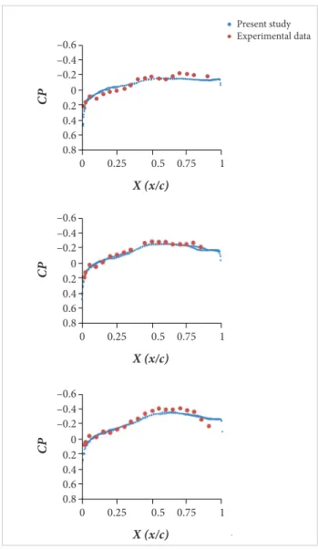 Figure 3. RAE tailplane at M = 1.2 and AOA = 0°. 