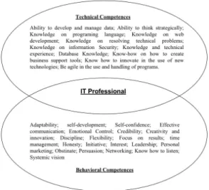Figure 1.  Competences Proile of IT Professionals. Source: 