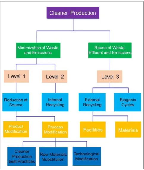 Figure 1.  Cleaner Production options generation lowchart. Source: CNTL (2007).