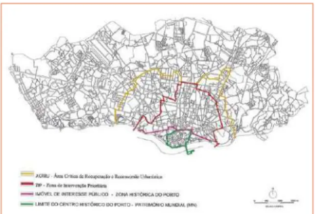 Fig. 6. ACRRU e Centro Histórico do Porto