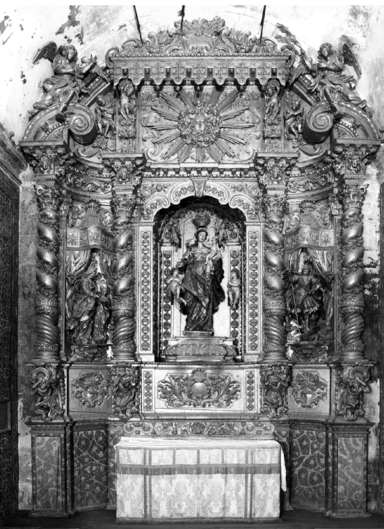 FIG. 2. Retábulo de Nossa Senhora das Neves na igreja do antigo Colégio de Jesus em Coimbra (Foto Hélio Ramos).