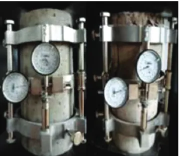 Figure 3: Beams before and after test.