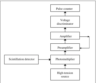 Figure 1: Schematic view of gamma-ray detection system. 