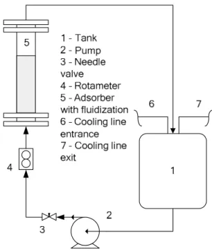 Figure 4: Fluidized bed of capsules and ancillaries 