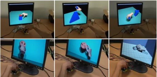 Figure 2.2: A grasp based interaction device prototype. Extracted from Kry et al. 2008.
