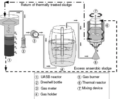 Figure 1: Set up of the experimental apparatus 