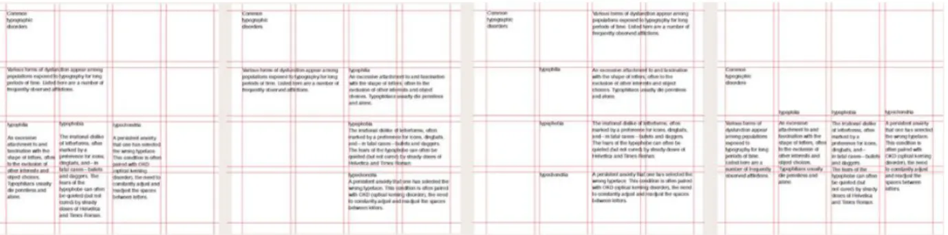 Figura 12 –Grelha de paginação modular (fonte: Lupton, E. (2004). Thinking with type: A critical guide  for designers, writers, editors &amp; students