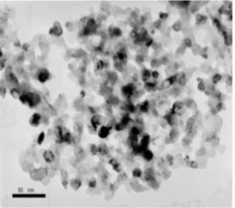 Figure 1: Transmission electron microscopy (TEM) image of MgO nanoparticles (Tang et al., 2012) 