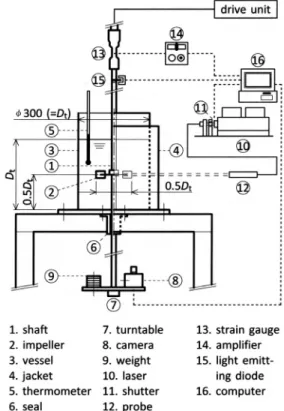 Figure 1: Schematic diagram of the experimental  apparatus (dimensions in mm). 