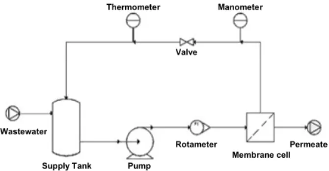 Figure 2: Layout of the NF system 