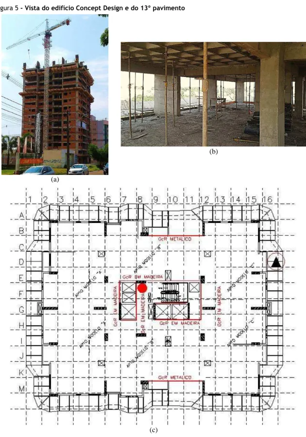 Figura 5 - Vista do edifício Concept Design e do 13º pavimento