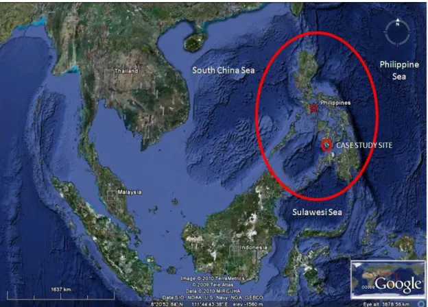 Figure 1. Location of the Philippines in Southeast Asia 